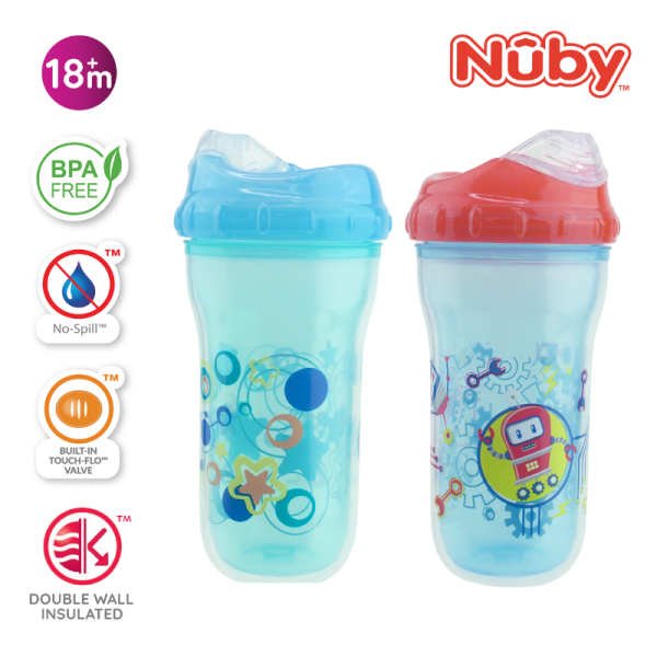 nuby tritan spout cup with handles 8oz/240ml (copy)