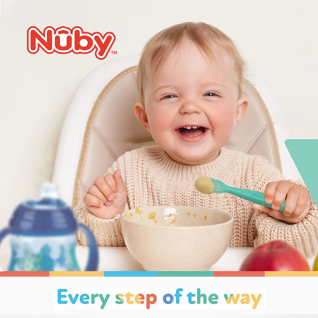 Nuby Twist n' Feed First Soft Foods Feeder with Cover for Babies