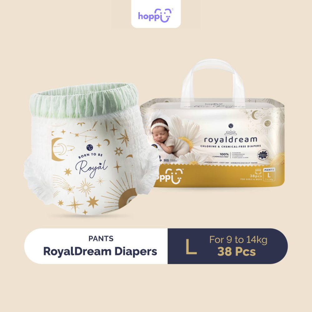 hp00124 royaldream diaper pants l